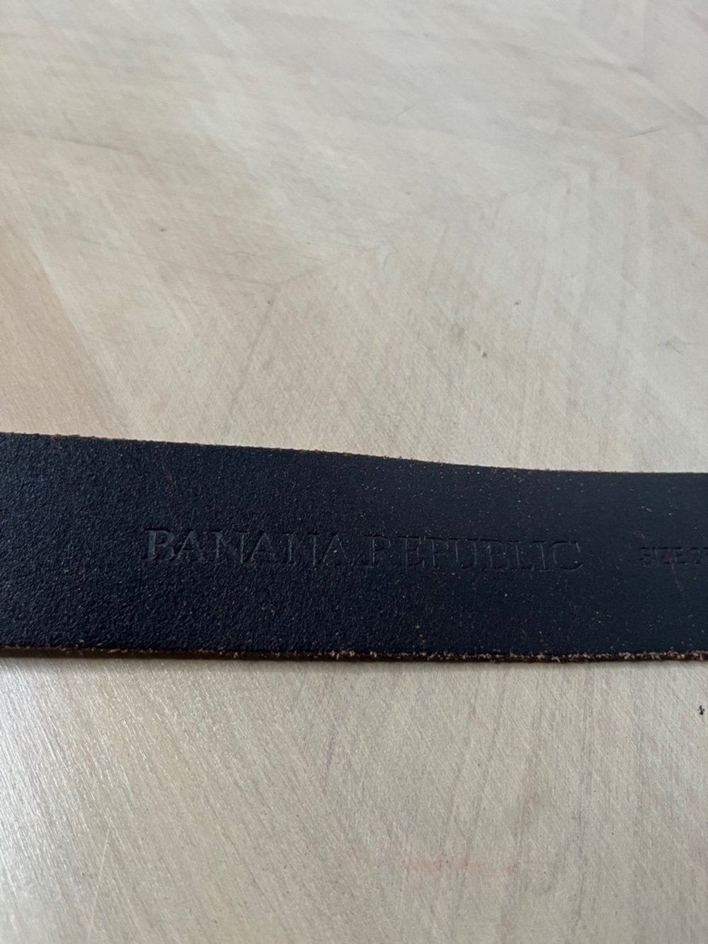 Banana Republic Men's Classic Brown Leather Belt - Size 36 - Picture 7 of 8